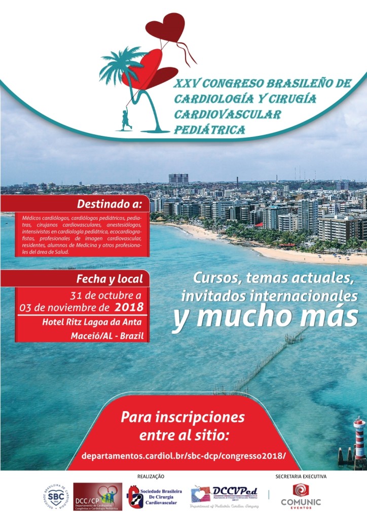Flyer congreso brasileño de Pediatria