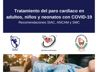 Tratamiento del paro cardiaco en adultos, niños y neonatos con COVID-19