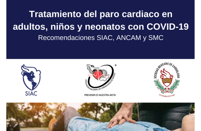 Tratamiento del paro cardiaco en adultos, niños y neonatos con COVID-19